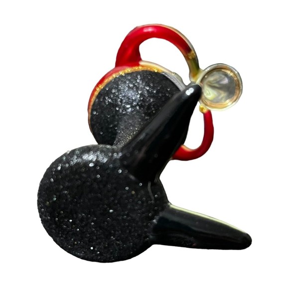 Scottish Christmas Frog in Tuxedo with Trumpet Glass Christmas Ornament Decor 6" - Picture 13 of 15